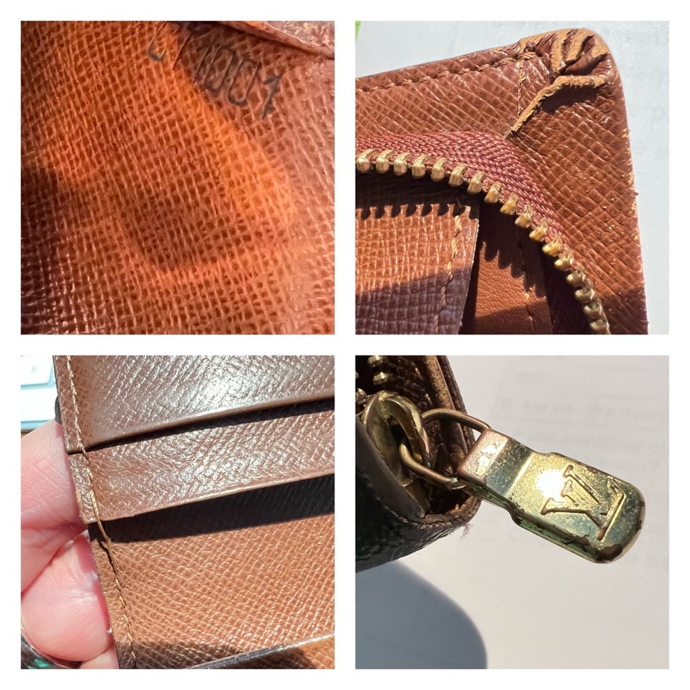 LOUIS VUITTON Monogram Trésor Wallet Made in France Vintage 2001, Authentic - Picture 15 of 17
